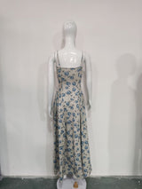 Women's  Floral Spaghetti Strap Maxi Dress
