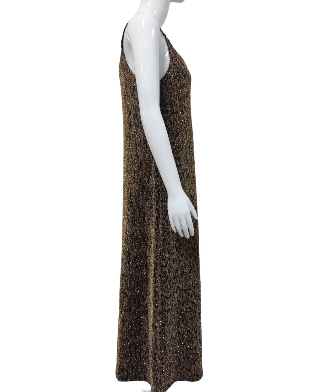 Women's Sparkly Spaghetti Strap Midi Dress