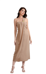 Women's One Shoulder Midi Dress