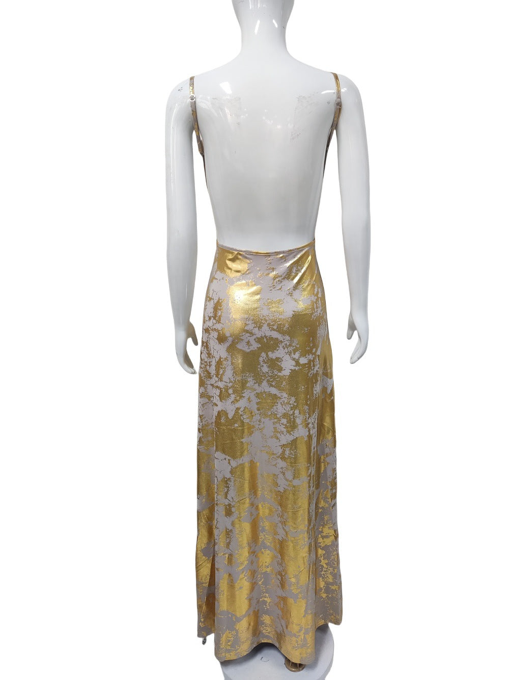 Women's Gold  Maxi Dress
