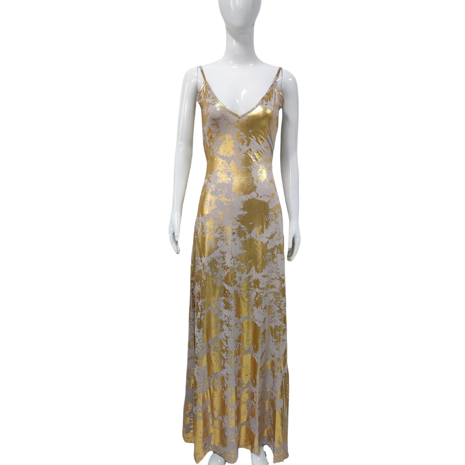 Women's Gold  Maxi Dress