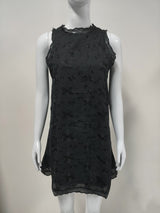 Women's Floral Embroidered Mini Dress