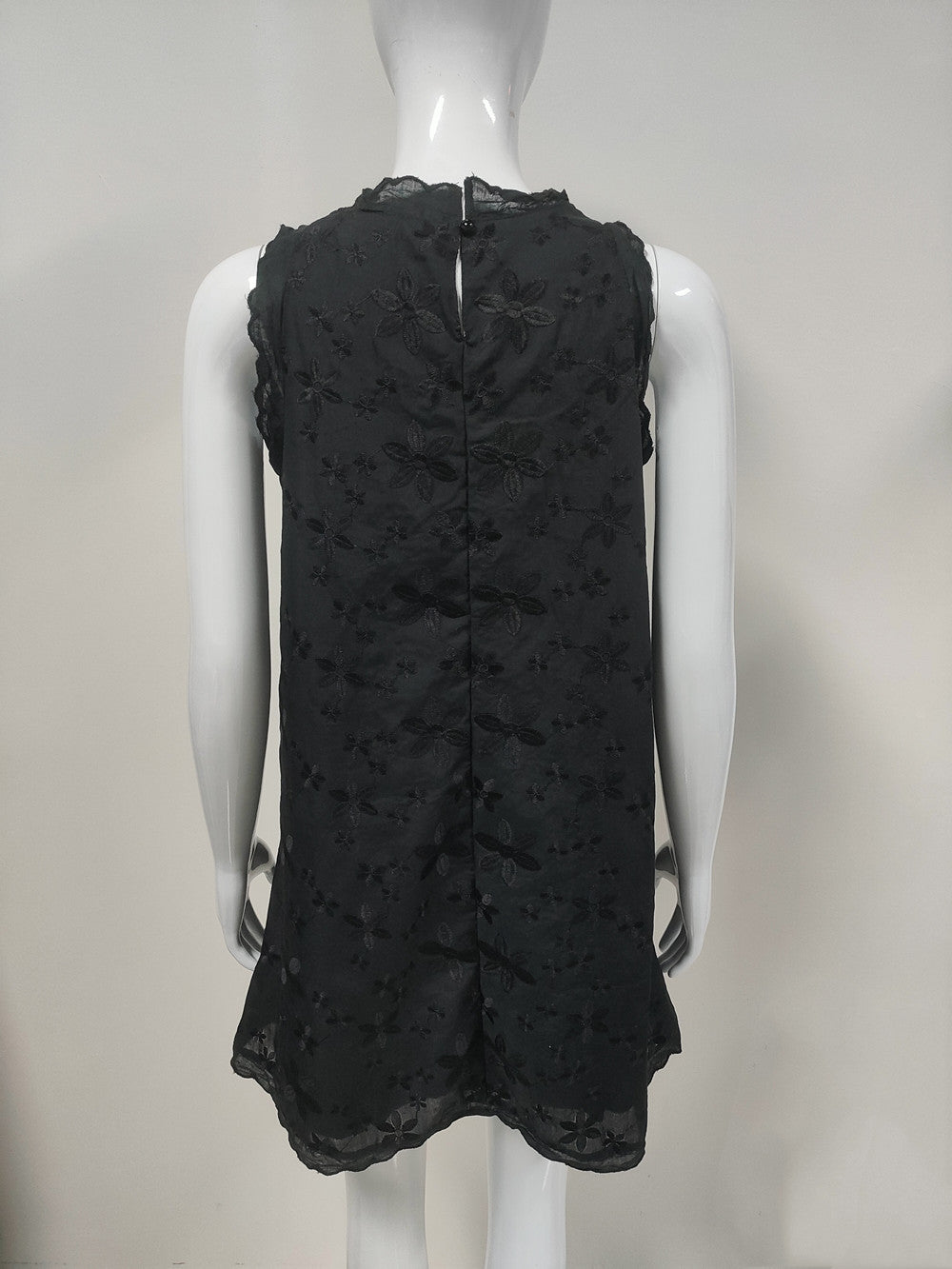 Women's Floral Embroidered Mini Dress