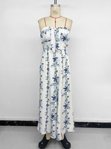 Women's Strapless Floral Jumpsuit