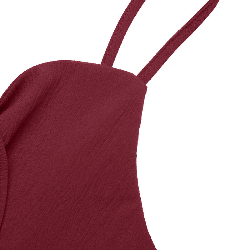 Women's Bow Front Sleeveless Romper