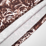 Women's Leopard Print Maxi Dress