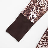 Women's Leopard Print Maxi Dress