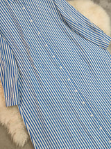 Women's Striped Button Down Maxi Dress