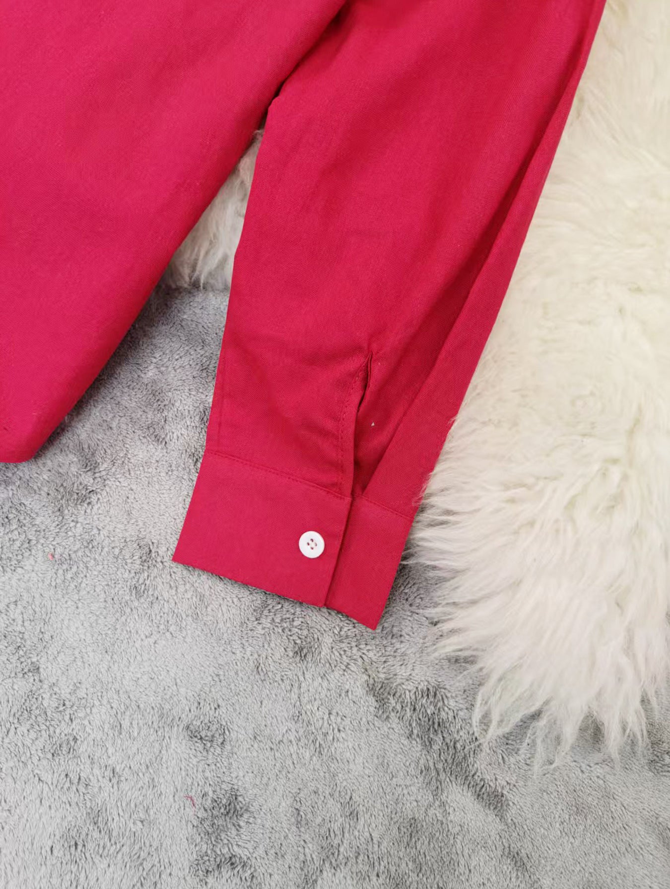 Women's Button Front Tie Waist Shirt