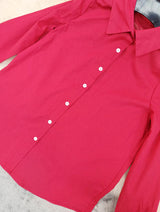 Women's Button Front Tie Waist Shirt