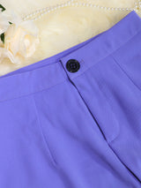Women's Blazer Wide Leg Pants Set