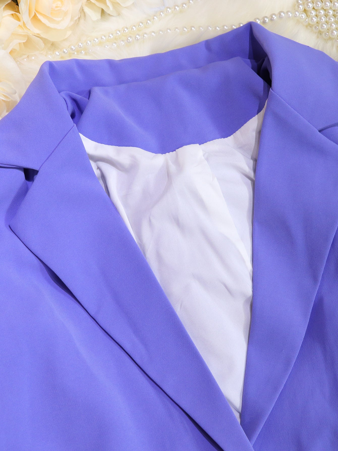 Women's Blazer Wide Leg Pants Set