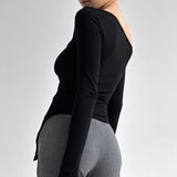 Women's Off Shoulder Long Sleeve Top