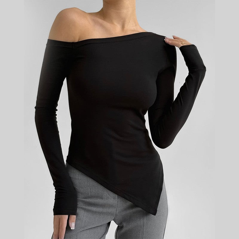 Women's Off Shoulder Long Sleeve Top