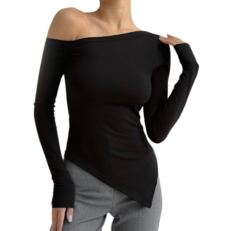 Women's Off Shoulder Long Sleeve Top