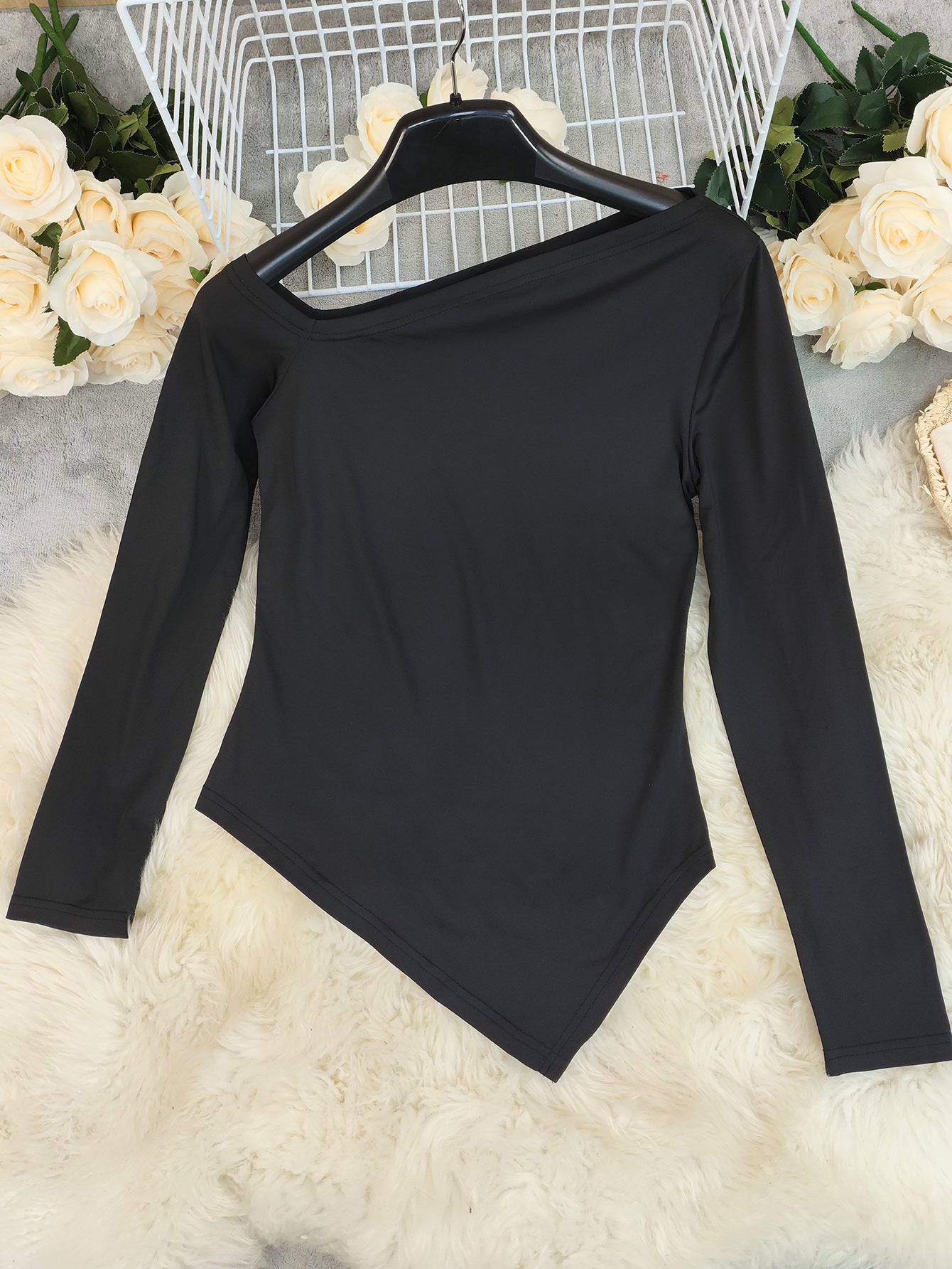 Women's Off Shoulder Long Sleeve Top