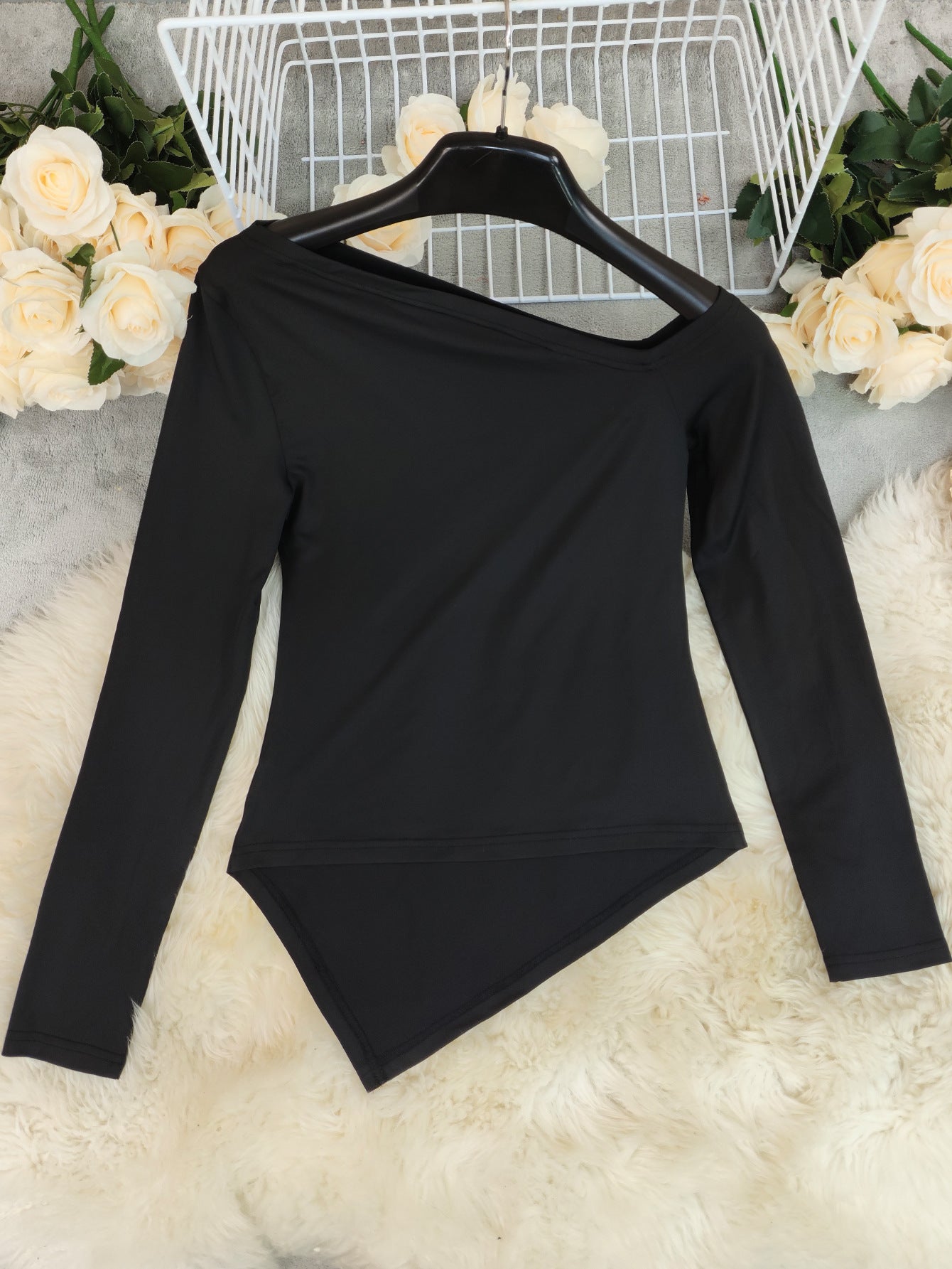 Women's Off Shoulder Long Sleeve Top