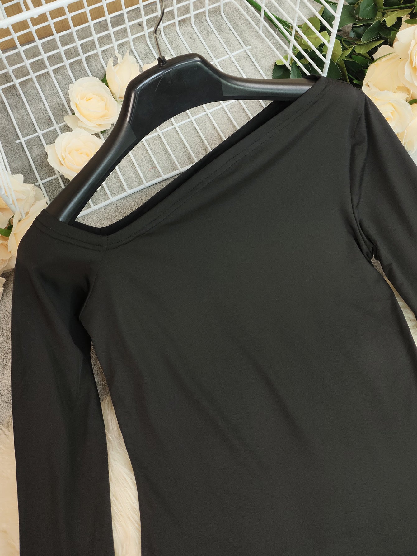 Women's Off Shoulder Long Sleeve Top