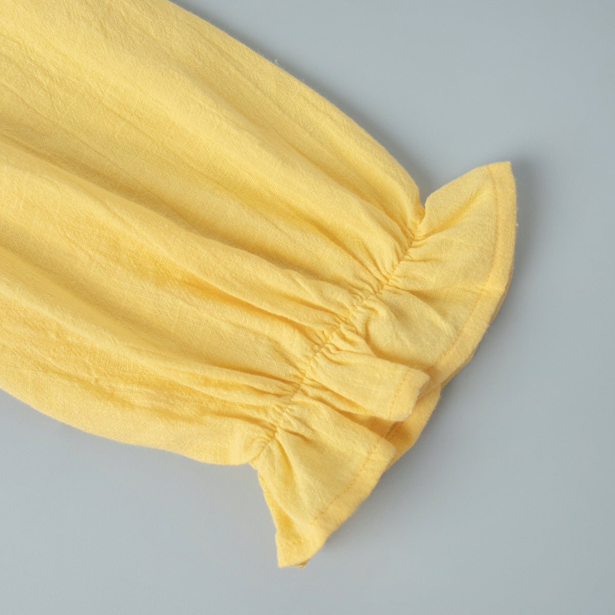 Women's Yellow Two-Piece Maxi Skirt Set