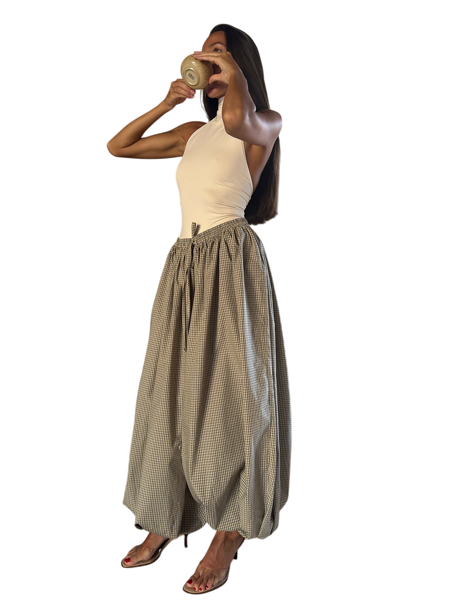 Women's Satin Lace Trim Sleeveless Dress