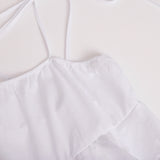Women's Spaghetti Strap Ruffle Mini Dress