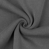 Women's Ribbed Button Front V-Neck Mini Dress