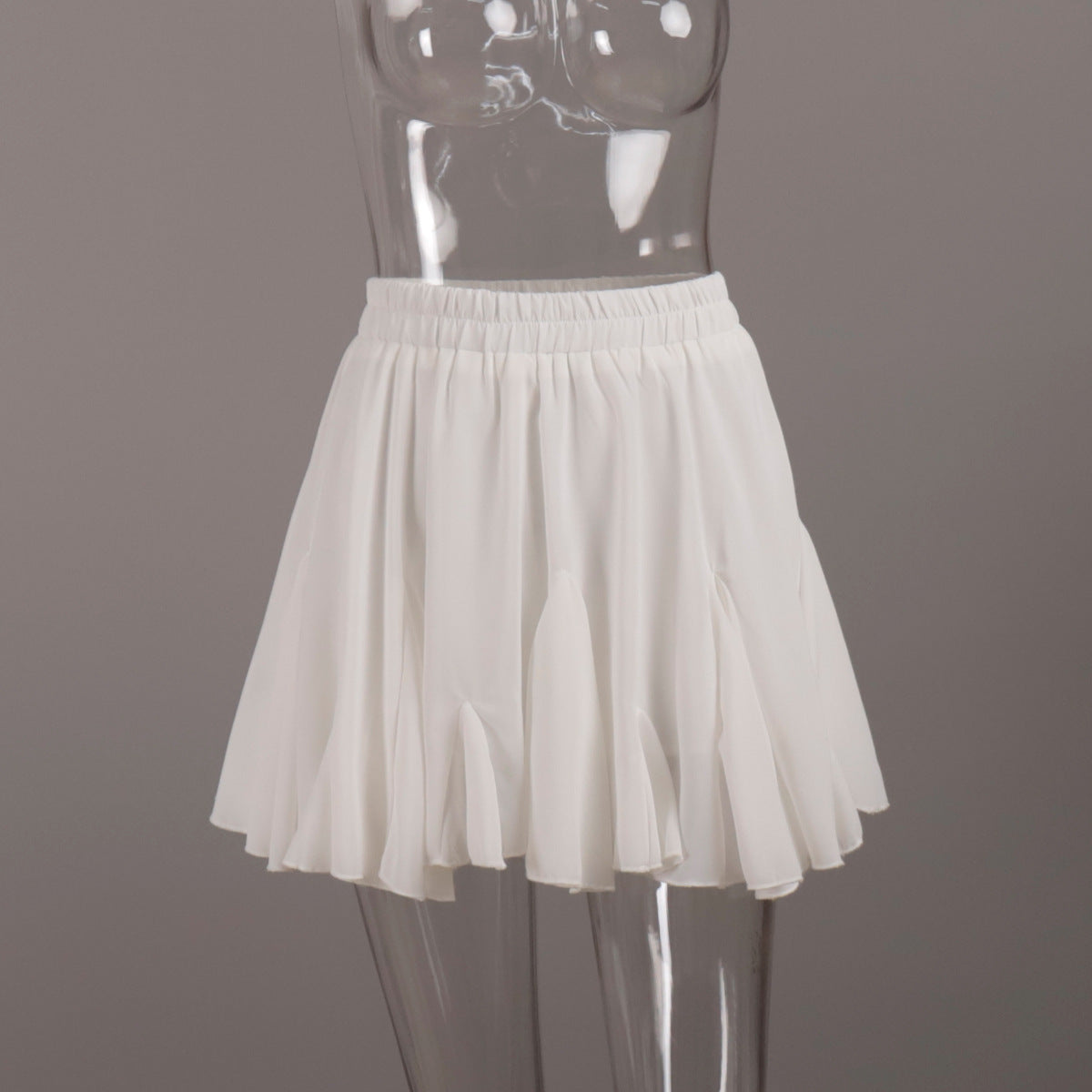 Women's High Waist Flowy Mini Skirt