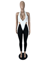 Women's Cutout Halter Jumpsuit