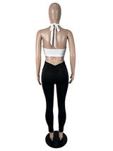 Women's Cutout Halter Jumpsuit