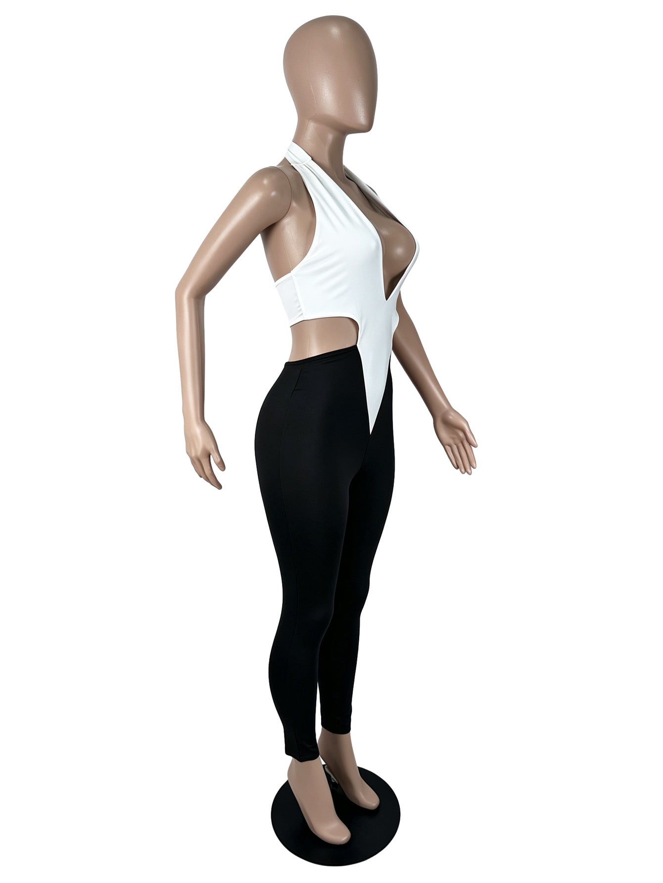 Women's Cutout Halter Jumpsuit