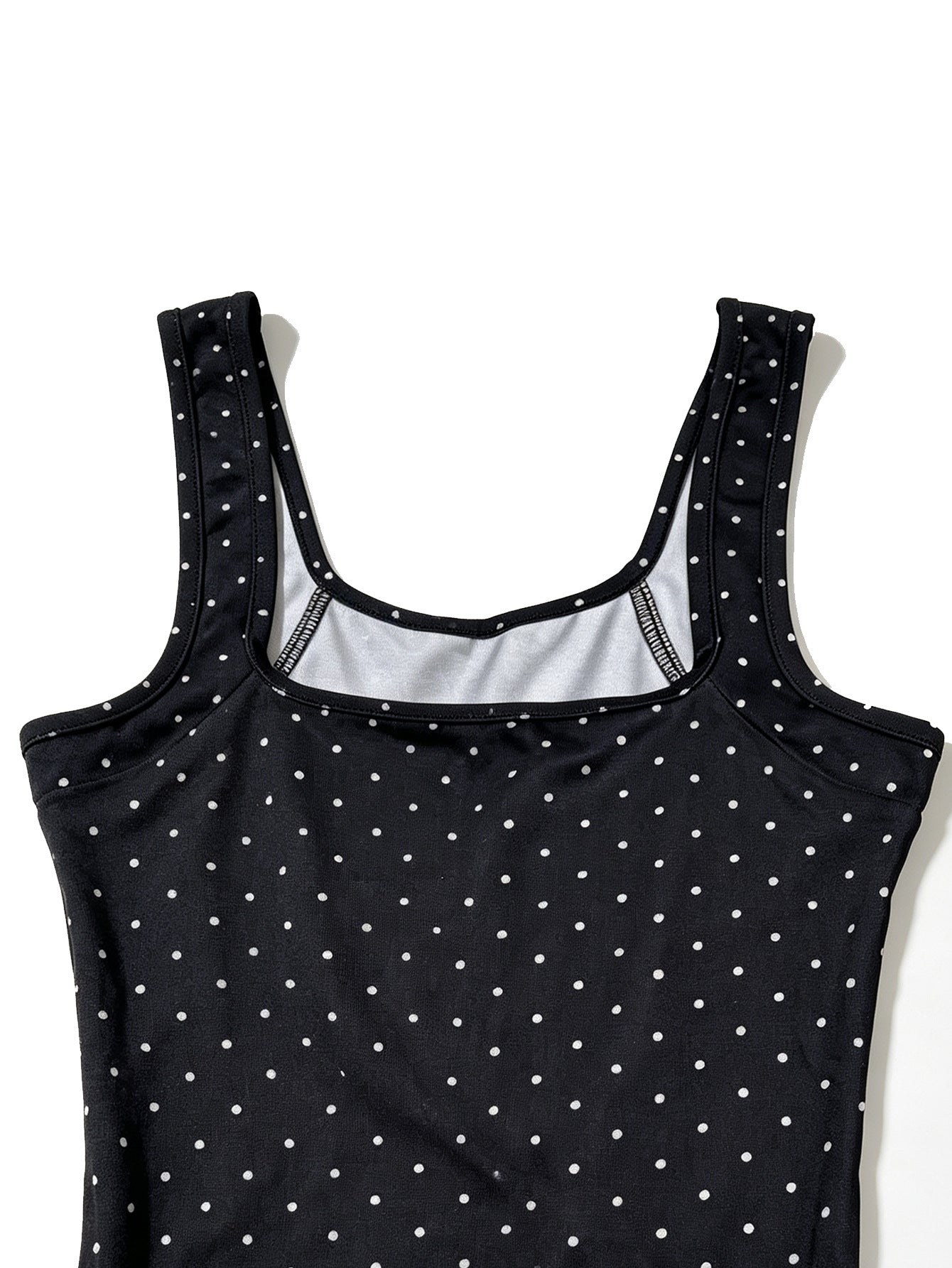 Women's Polka Dot Top and Capri Leggings Set