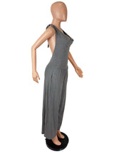 Women's Halter Neck Wide Leg Jumpsuit