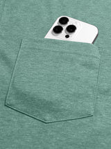 Men's Short Sleeve Henley T Shirt