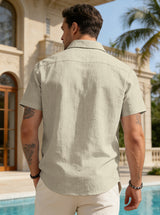 Men's Short Sleeve Button Down Shirt