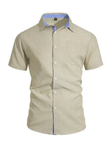 Men's Short Sleeve Button Down Shirt