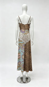 Women's Lace Patchwork Mini Dress