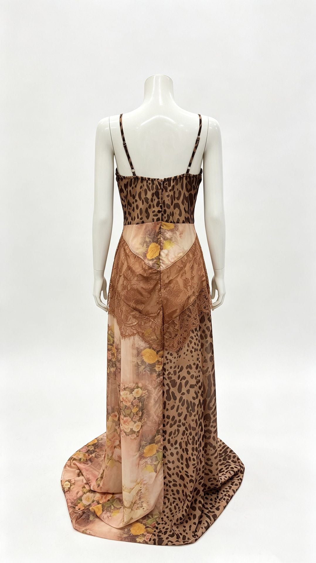 Women's Lace Patchwork Mini Dress