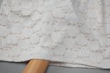 Women's Ruffle Lace Mini Dress