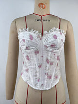 Women’s Floral Lace Corset Cami Top