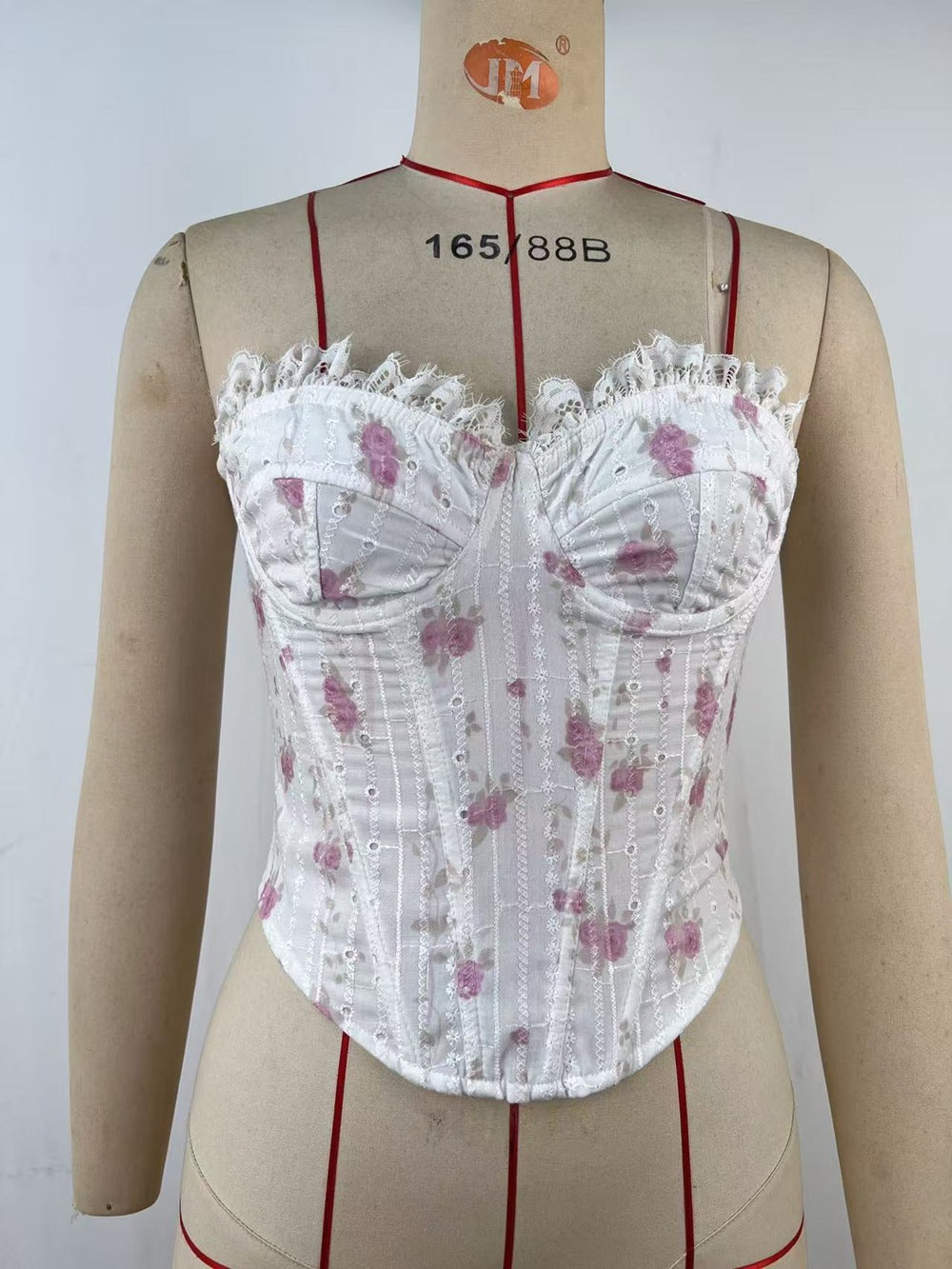 Women’s Floral Lace Corset Cami Top