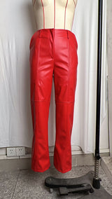Women’s Polyester Spandex Flare Leg Pants