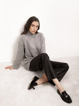 Women’s Polyester Spandex Flare Leg Pants