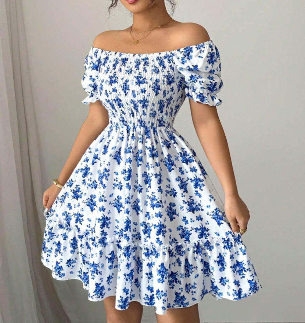 Women’s Floral Off-Shoulder Mini Dress