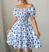 Women’s Floral Off-Shoulder Mini Dress
