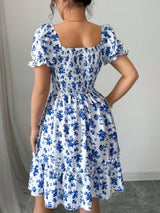Women’s Floral Off-Shoulder Mini Dress