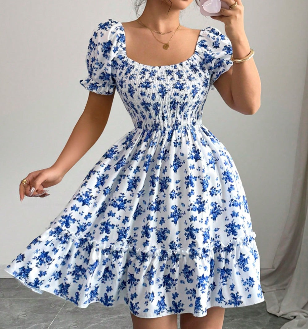 Women’s Floral Off-Shoulder Mini Dress
