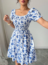 Women’s Floral Off-Shoulder Mini Dress