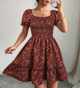 Women’s Floral Off-Shoulder Mini Dress