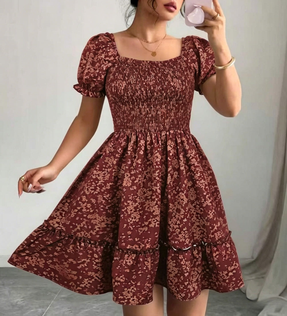 Women’s Floral Off-Shoulder Mini Dress
