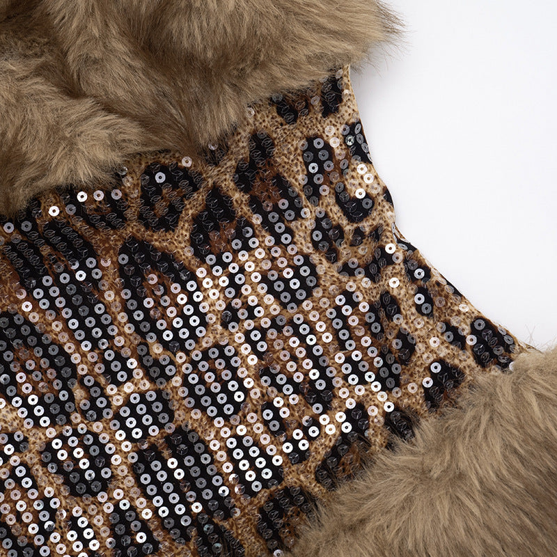 Women’s Leopard Print  Mini Dress